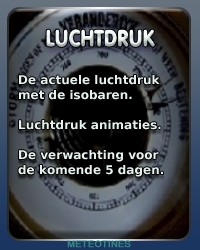 actuele luchtdruk Nederland Belgie isobaren kaart