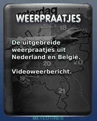 weerpraatje Nederland Belgie video weerpraatje